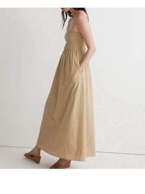 Madewell Smocked Theo Maxi Dress